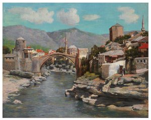The Old Bridge in Mostar, Bosnia