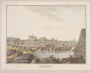 Christiansø. Seen from the West Side by Søren L. Lange