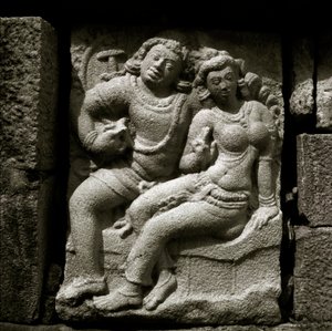 Isurumuniya lovers, 6th Century, Gupta style carving
