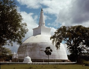 View of Ruwanwelisaya Stupa by Sri Lankan School