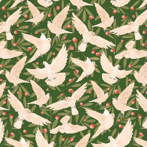 Doves Pattern I by Stacy Hsu