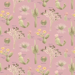 Mojave Desert Cacti Pattern by Stacy Hsu