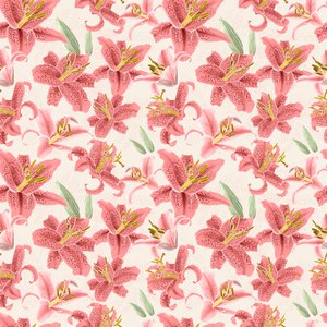 Tiger lily pattern by Stacy Hsu