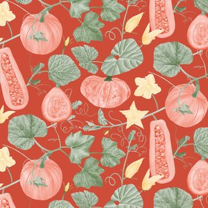 Winter Squash Pattern by Stacy Hsu
