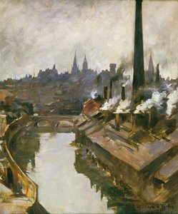 Sheffield: River and Smoking Chimneys