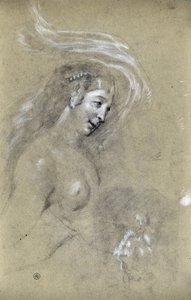 Study of Profile of Woman by Stanislas Torrents y de Amat