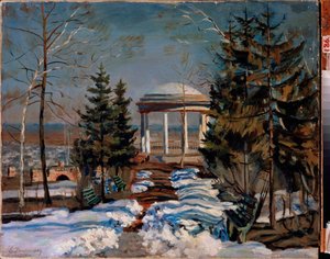 Landscape with a Kiosk
