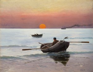 Sunset on the Sea by Stanislaw Ignacy Witkiewicz