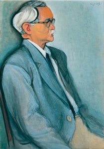 Portrait of Abe Yoshishige by Sōtarō Yasui