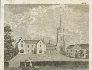 Clifton Campville Church (engraving), nd [c 1790]