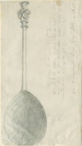 Apostle Spoon (pencil and wash drawing)