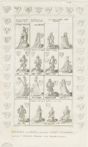 Lichfield Cathedral - Effigies and Arms by Stebbing Shaw