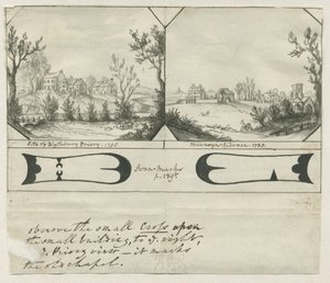 Mavesyn Ridware - Site of Blythbury Priory by Stebbing Shaw