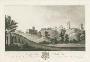 Tutbury Castle - North East View