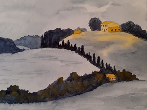 Tuscany in Two Colors