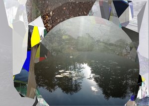 Abstract Pond Reflection by Stefan Fransson