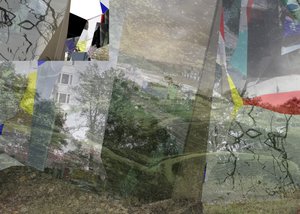 Surreal Layered Cityscape