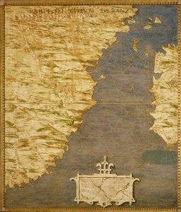 Map of the Cape of Good Hope by Stefano Bonsignori