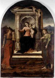 Madonna Enthroned with St. Barbara and St. Lucia