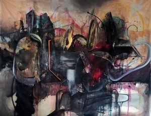 Dark Abstract Urban Flow by Stefano Mazzolini