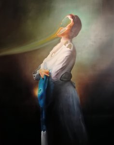 Surreal Woman Glowing by Stefano Mazzolini