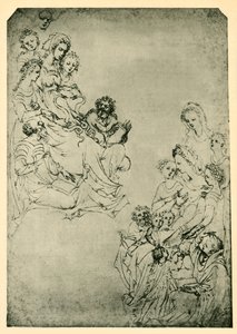 Allegory of the Liberal Arts: Logic and Grammar by Stefano da Verona