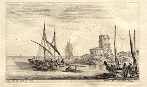 A Galley Moving toward the Open Sea by Stefano della Bella