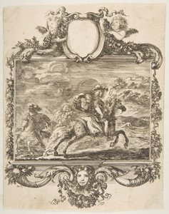 A Cavalier and a Lady on Horseback by Stefano della Bella