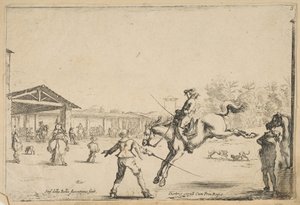 A Riding School by Stefano della Bella