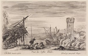 Views of Seaports: View of Italian Coasts by Stefano della Bella