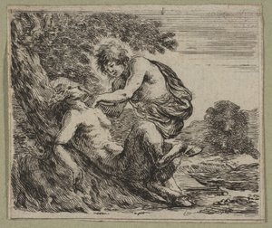 Apollo and Marsyas, 1644 by Stefano della Bella