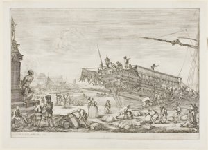 Change of a Galley of the Order of Saint Stephen by Stefano della Bella