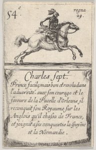Charles Sept.-e Prince facile..., from Game of the Kings of France Jeu des Rois de Fr... by Stefano della Bella