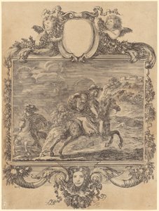Clovis and Clotilde by Stefano della Bella