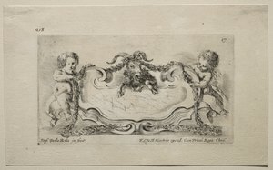 Collection of Various Caprices and New Designs of Cartouches and Ornaments: No 17 by Stefano della Bella