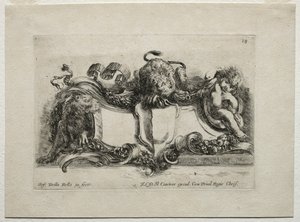 Collection of Various Caprices and New Designs of Cartouches and Ornaments: No 18 by Stefano della Bella