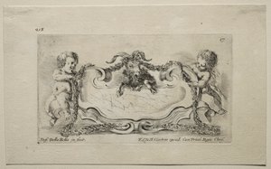 Collection of Various Caprices and New Designs of Cartouches and Ornaments: No 17 by Stefano della Bella
