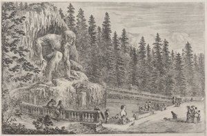 Colossal Statue of the Apennines by Stefano della Bella