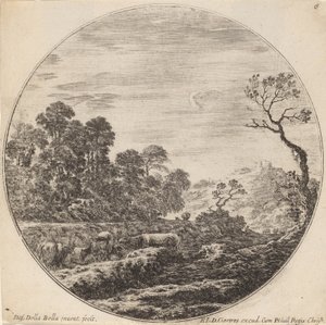 Cows Grazing in a Valley, 1646