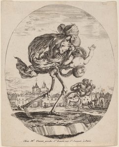 Death Carrying a Child to the Right