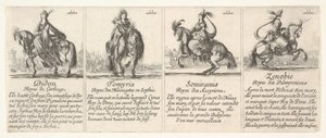 Didon, Tomyris, Semiramis, and Zenobie, from 