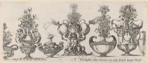 Fantastic Vases, probably 1646 by Stefano della Bella