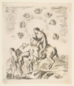 Flight into Egypt, ca. 1641 by Stefano della Bella