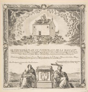 Frontispiece for The True Plan and Portrait of the House of the Holy Virgin
