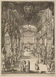 Funeral of Prince Francesco de Medici by Stefano della Bella