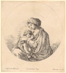 Mary with Child by Stefano della Bella
