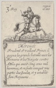 Meroüée Prudent et vaillant, from Game of the Kings of France by Stefano della Bella