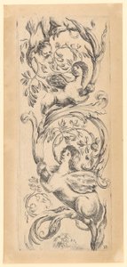 Ornamental Panel with Three Sphinxes, Sheet 3 of the Series 