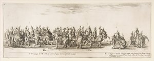 Part of the Entrance of the Polish Legation I and K, 1633 by Stefano della Bella
