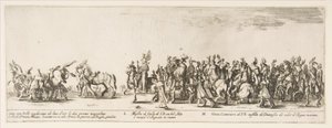 Part of the Entrance of the Polish Legation L and M by Stefano della Bella